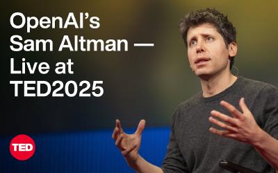 Chris Anderson interviews Sam Altman at TED 2025