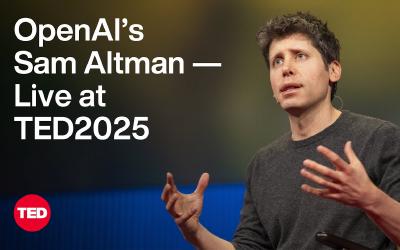 Chris Anderson interviews Sam Altman at TED 2025
