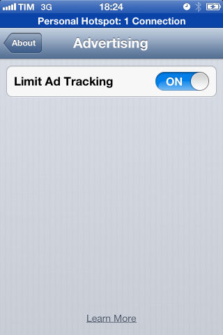 iOS 6 iAds Opt-out