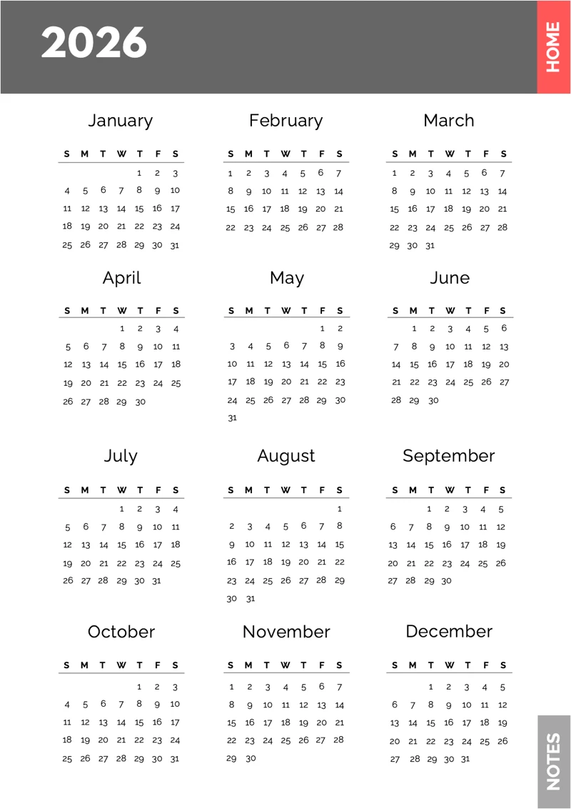 The Living with Purpose Journal Calendar Page