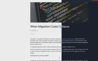 Dark theme now available